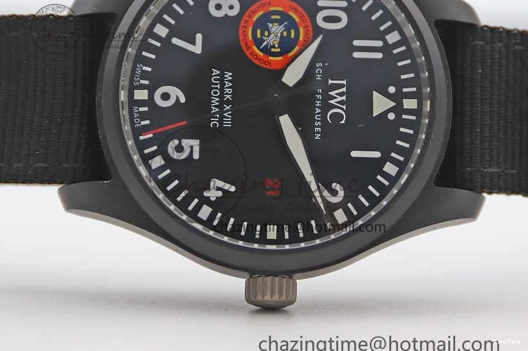 MIROTIME 0717 Mark XVIII ‘TOPGUN SFTI’ Ceramic M+F Best Edition Black Dial on Black Nylon Strap A MultiPurpose 7047